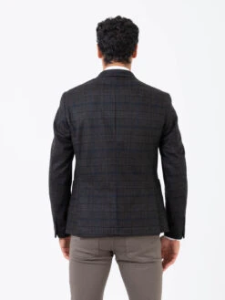 Blazer GMat A Quadri Marrone / Blu -Obey Negozio alessandro gilles blazer gmat a quadri marrone blu3