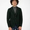 Blazer In Maglia Verde -Obey Negozio alessandro gilles blazer in maglia verde1