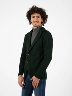 Obey Negozio -Obey Negozio alessandro gilles blazer in maglia verde2