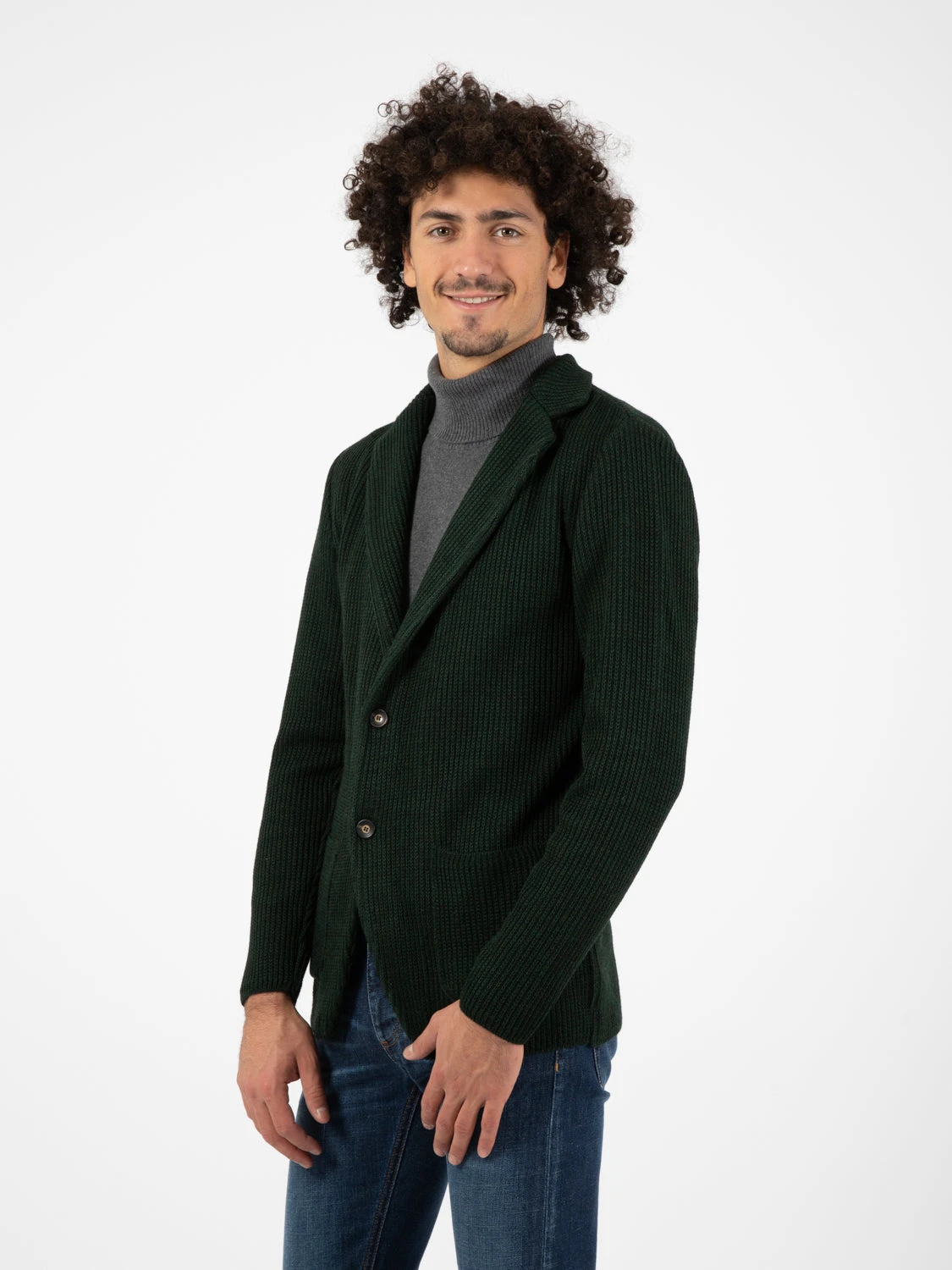 Blazer In Maglia Verde 4 Blazer In Maglia Verde - immagine 2