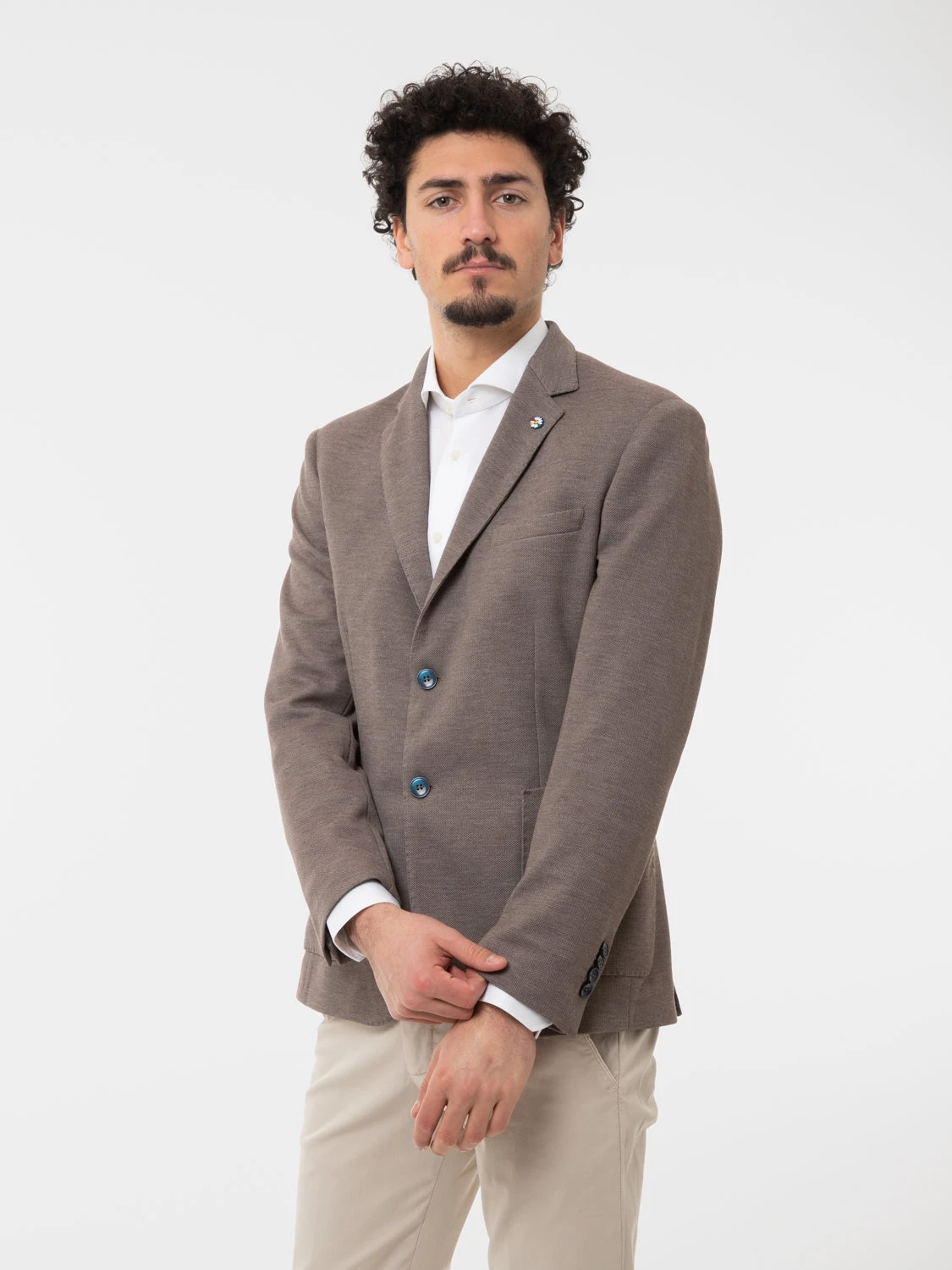 Blazer Tessuto Lavorato Moro 4 Blazer Tessuto Lavorato Moro - immagine 2