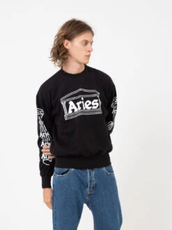 Obey Negozio 40 Aries Felpa Column Nera