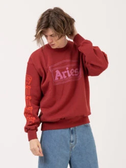 Obey Negozio 42 Aries Felpa Column Rosewood