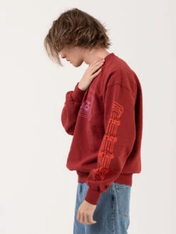 Obey Negozio -Obey Negozio aries felpa column rosewood2