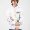 Aries Felpa Doodle White 1 Aries Felpa Doodle White -Obey Negozio aries felpa doodle white1