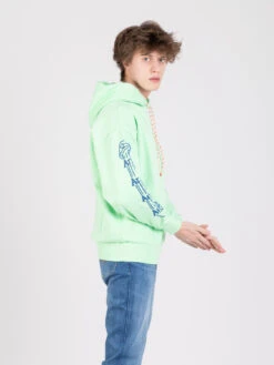 Obey Negozio -Obey Negozio aries felpa hoodie temple aqua2