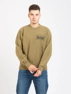 Obey Negozio 50 Aries Felpa Premium Temple Olive