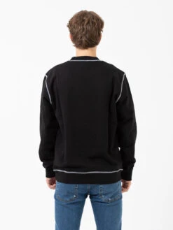 Felpa Clark Contrast Black -Obey Negozio arte felpa clark contrast black3