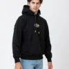 BARROW Felpa Hoodie Lettering Multiform Nera -Obey Negozio barrow felpa hoodie lettering multiform nera1