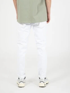 Pantaloni Bull Shorter Bianco Ottico -Obey Negozio be able pantaloni bull shorter bianco ottico3
