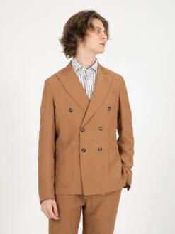 Blazer Alberto Doppiopetto Cioccolato