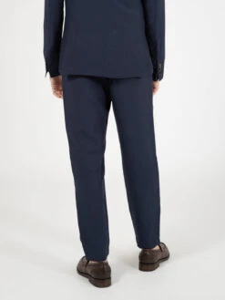 Pantaloni Pam Lino E Viscosa Navy -Obey Negozio beaucoup pantaloni pam lino e viscosa navy3