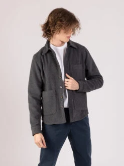 Sovracamicia Panno Lana Antracite