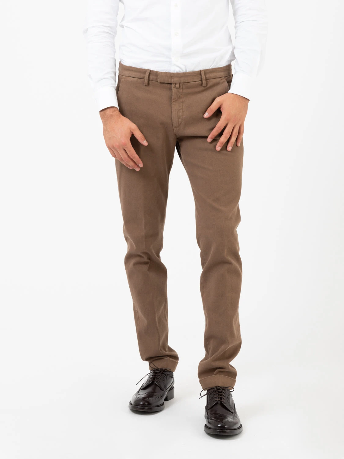 Pantalone BG03 Cotone Nocciola 4 Pantalone BG03 Cotone Nocciola - immagine 2