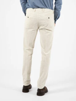 Pantalone Slim In Velluto A Coste Panna -Obey Negozio briglia 1949 pantalone slim in velluto a coste panna3