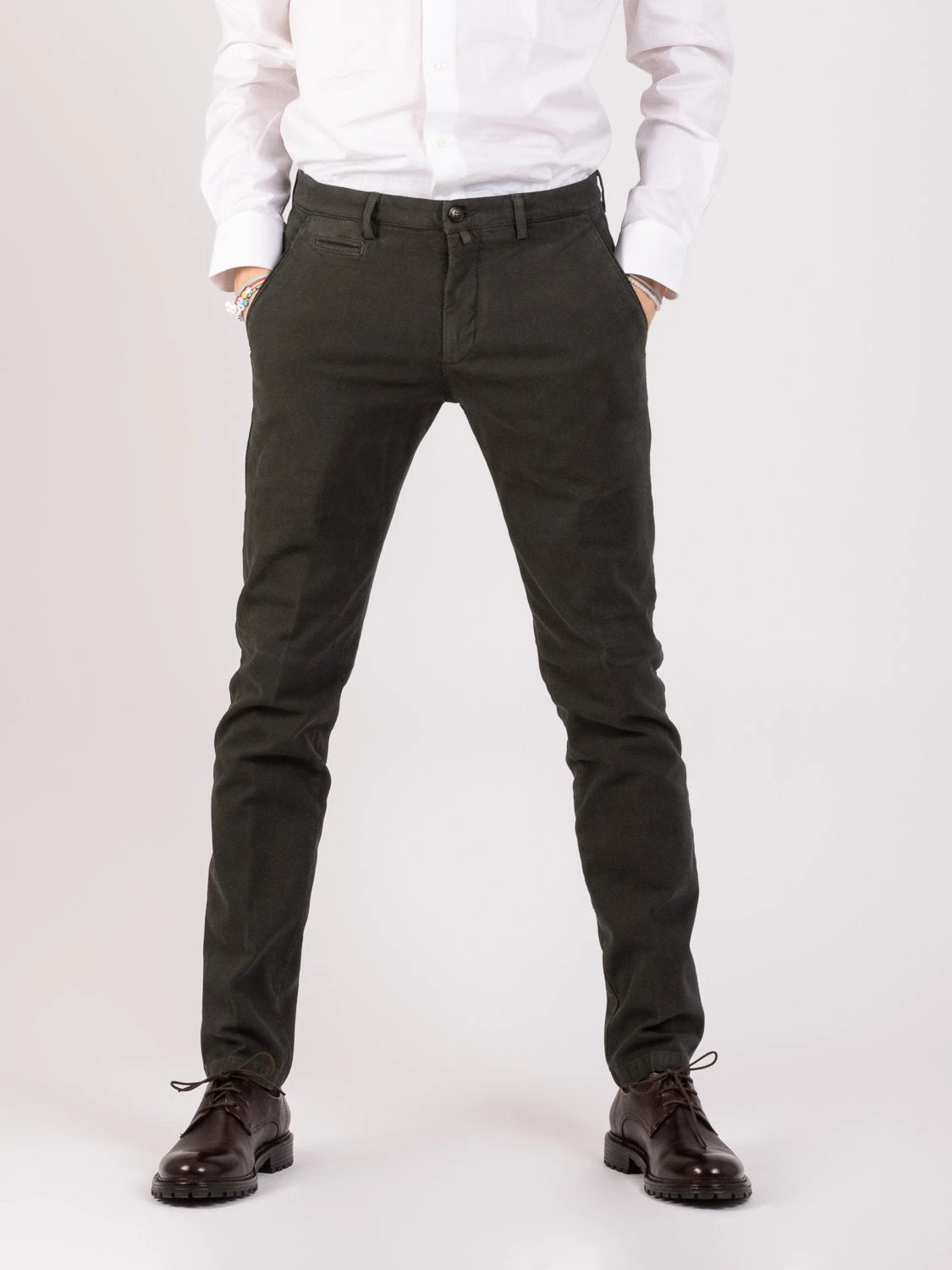 Pantaloni BG05 Piquet Verde Bosco 3 Pantaloni BG05 Piquet Verde Bosco