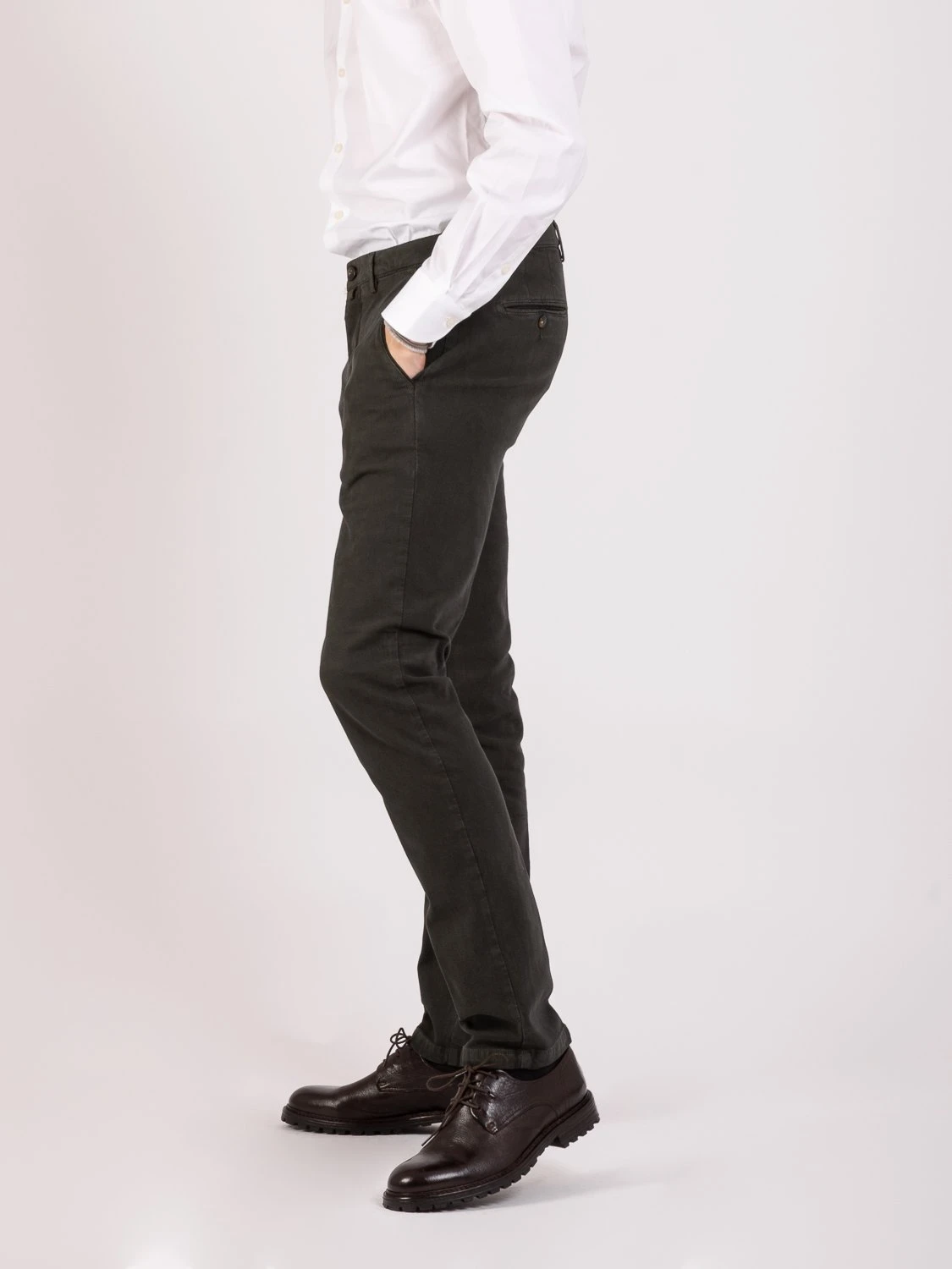 Pantaloni BG05 Piquet Verde Bosco 4 Pantaloni BG05 Piquet Verde Bosco - immagine 2