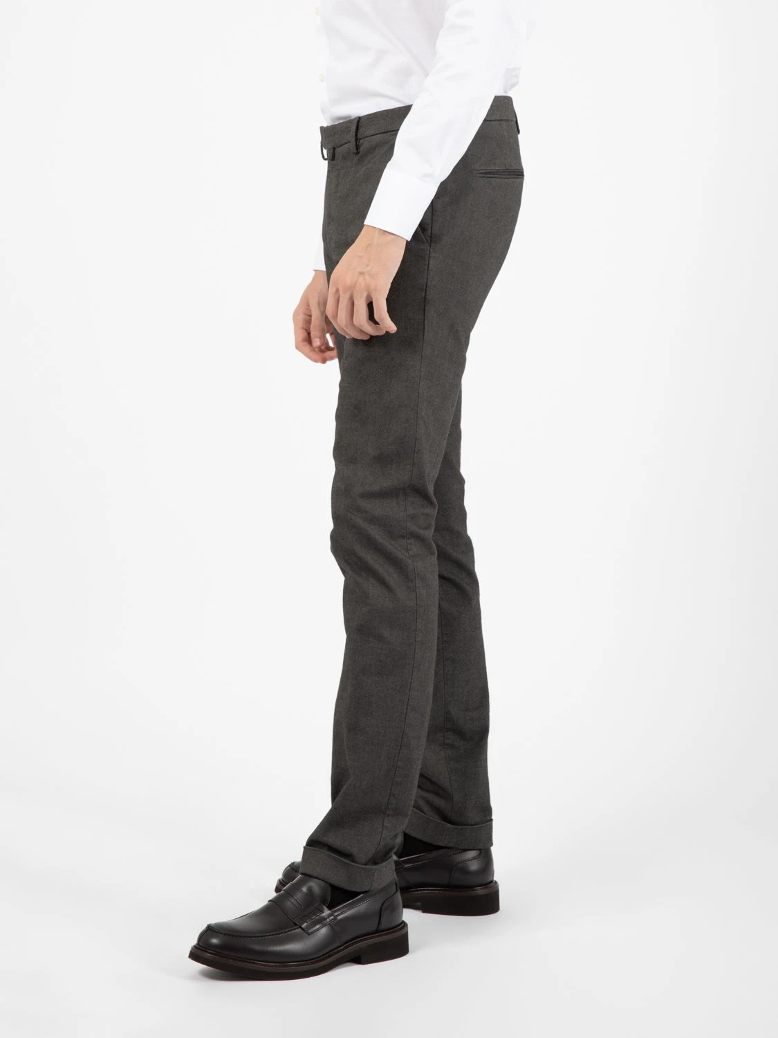 Pantaloni Effetto Denim Verde/grigio 4 Pantaloni Effetto Denim Verde/grigio - immagine 2