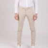 Pantaloni Slim In Gabardina Beige -Obey Negozio briglia 1949 pantaloni slim in gabardina beige1