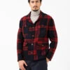 Giacca Camicia G536 Check Blu / Rosso -Obey Negozio capalbio giacca camicia g536 check blu rosso1