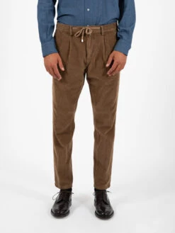 Pantaloni Mitte 1207 A Coste Cioccolato