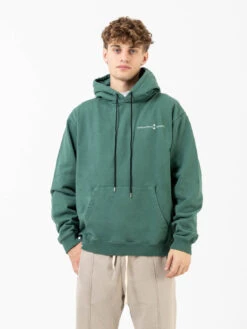 Obey Negozio 28 Akim Hoodie Graphic Chair Forest Green