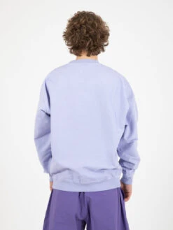Felpa Girocollo Samuel Basic Lilac -Obey Negozio danilo paura felpa girocollo samuel basic lilac3