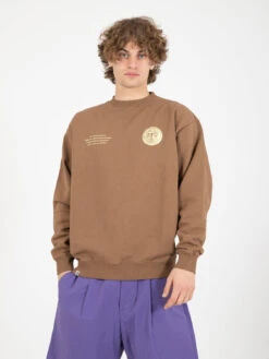 Felpa Girocollo Samuel Phobos Brown