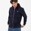 Felpa Hoodie Con Zip Duck Patch Plain Navy -Obey Negozio edmmond studios felpa hoodie con zip duck patch plain navy1