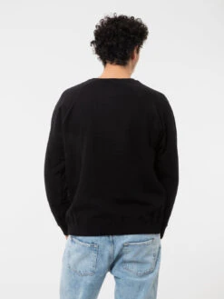 Edwin Felpa Mood Sweat Black -Obey Negozio edwin felpa mood sweat black3