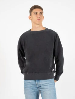 Edwin Felpa Raglan-sleeve Crewneck Black