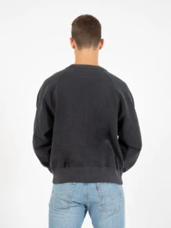 Edwin Felpa Raglan-sleeve Crewneck Black -Obey Negozio edwin felpa raglan sleeve crewneck black3