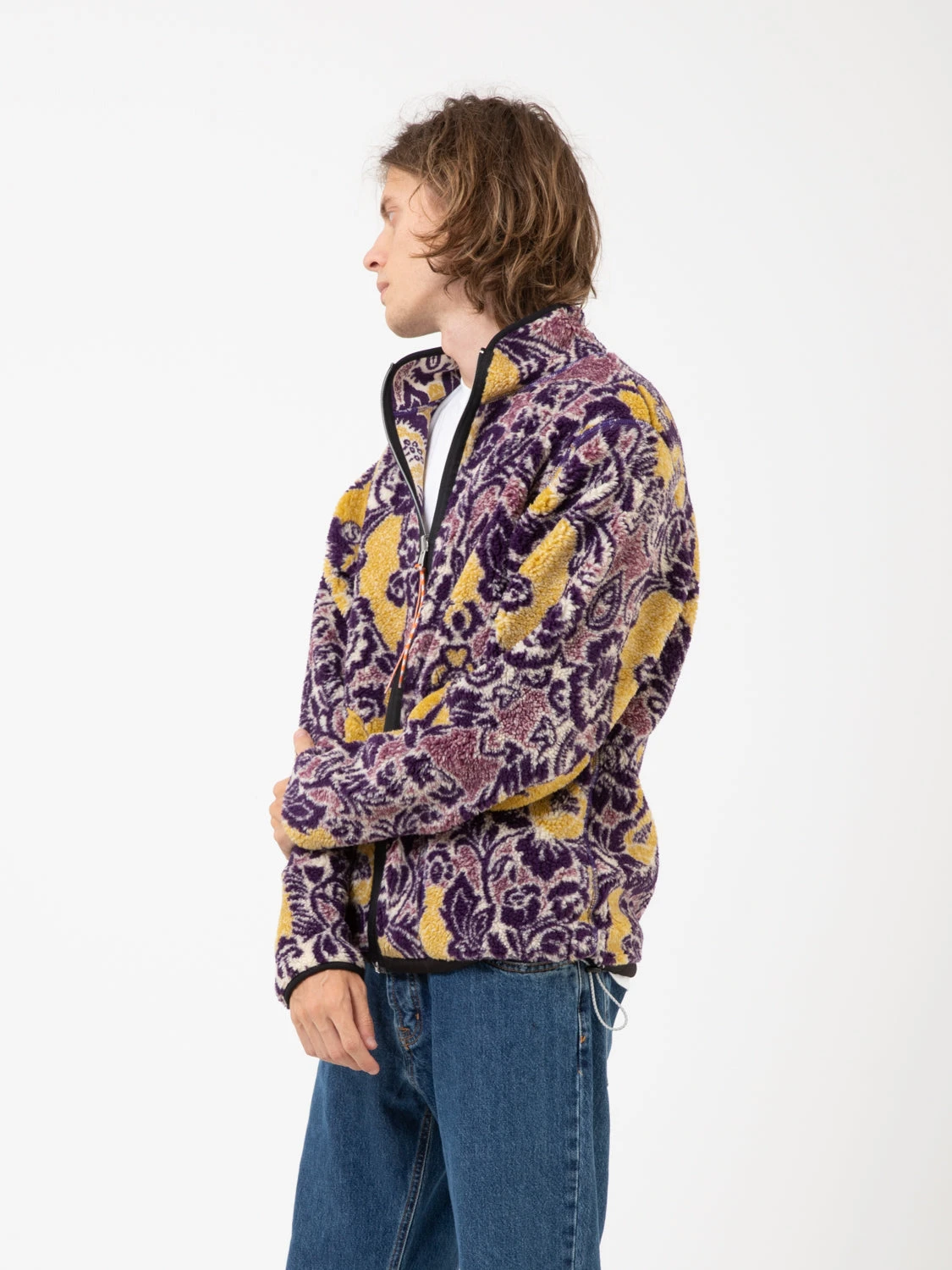 Aries Fleur Fleece Zip Through Multi 4 Aries Fleur Fleece Zip Through Multi - immagine 2