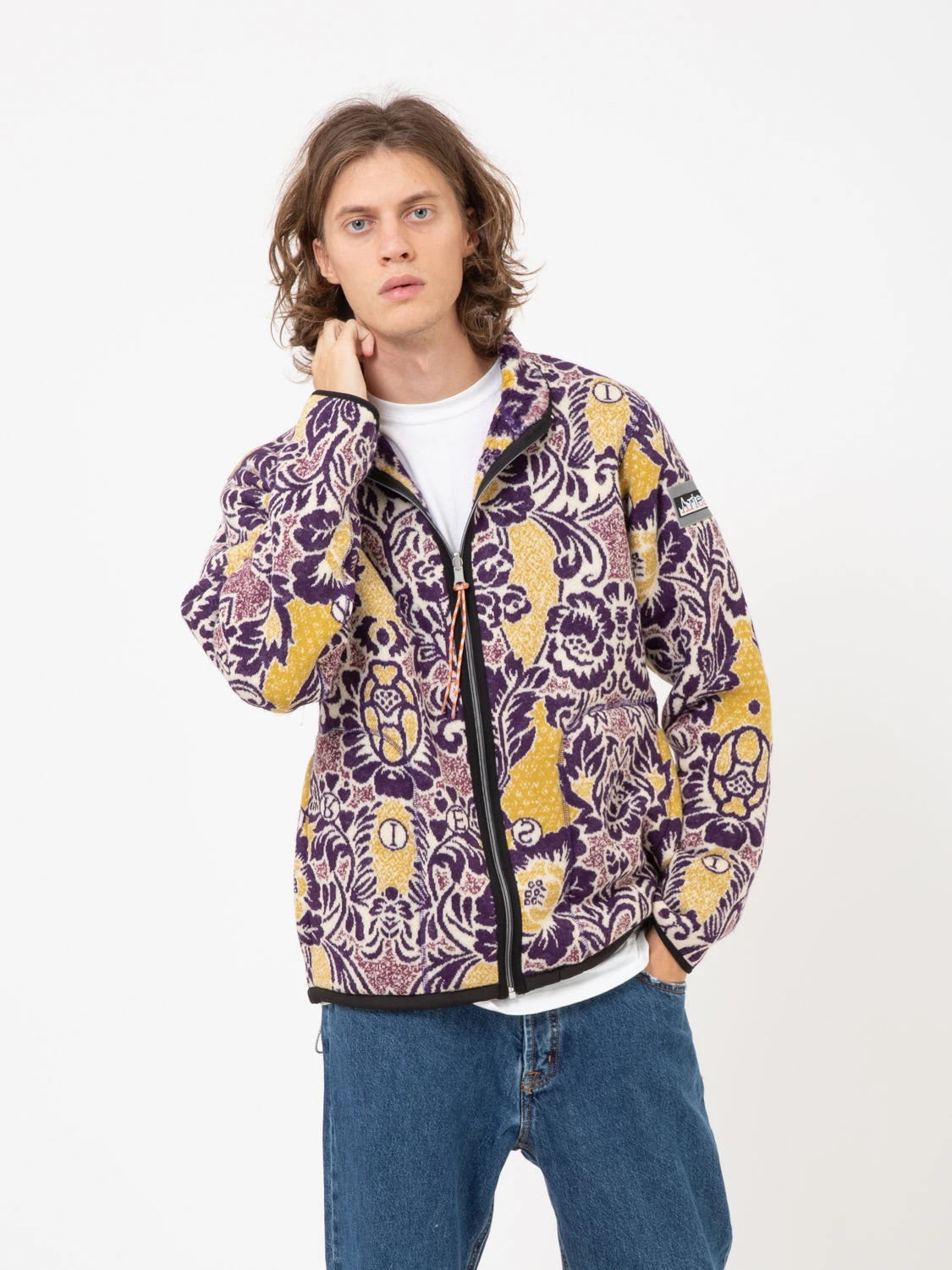 Aries Fleur Fleece Zip Through Multi 6 Aries Fleur Fleece Zip Through Multi - immagine 4