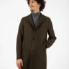 HARRIS WHARF LONDON Men Boxy Coat Pressed Wool Moss Green 1 HARRIS WHARF LONDON Men Boxy Coat Pressed Wool Moss Green -Obey Negozio harris wharf london men boxy coat pressed wool moss green1