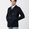 HARRIS WHARF LONDON Men Peacoat Pressed Wool Dark Blue 1 HARRIS WHARF LONDON Men Peacoat Pressed Wool Dark Blue -Obey Negozio harris wharf london men peacoat pressed wool dark blue3