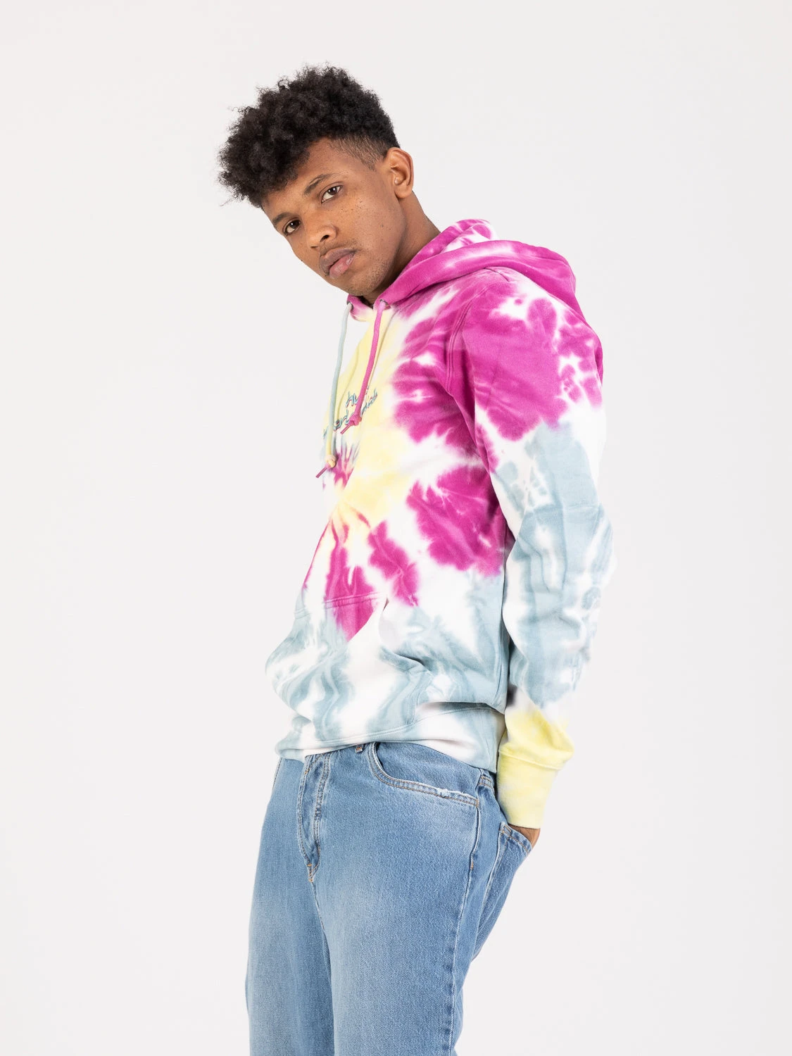 HUF Felpa Hoodie Chemistry Bianco Tie-dye 4 HUF Felpa Hoodie Chemistry Bianco Tie-dye - immagine 2