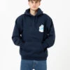 HUF Felpa Hoodie Tear You A New One Navy -Obey Negozio huf felpa hoodie tear you a new one navy1