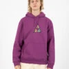 HUF Felpa No-Fi Triple Triangle Hoodie Grape 2 HUF Felpa No-Fi Triple Triangle Hoodie Grape -Obey Negozio huf felpa no fi triple triangle hoodie grape1