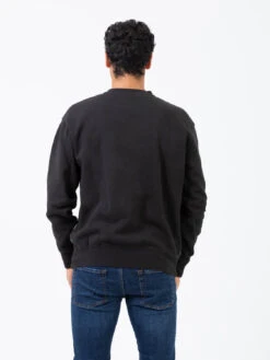 HUF Felpa Space Dolphins Black -Obey Negozio huf felpa space dolphins black3