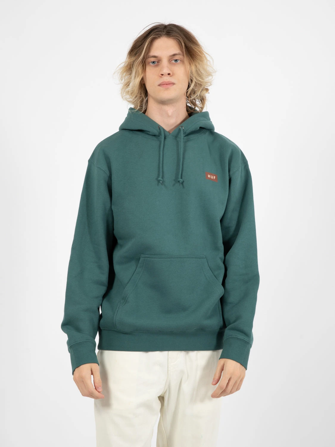 HUF Felpa Street Knowledge Hoodie Pine 3 HUF Felpa Street Knowledge Hoodie Pine