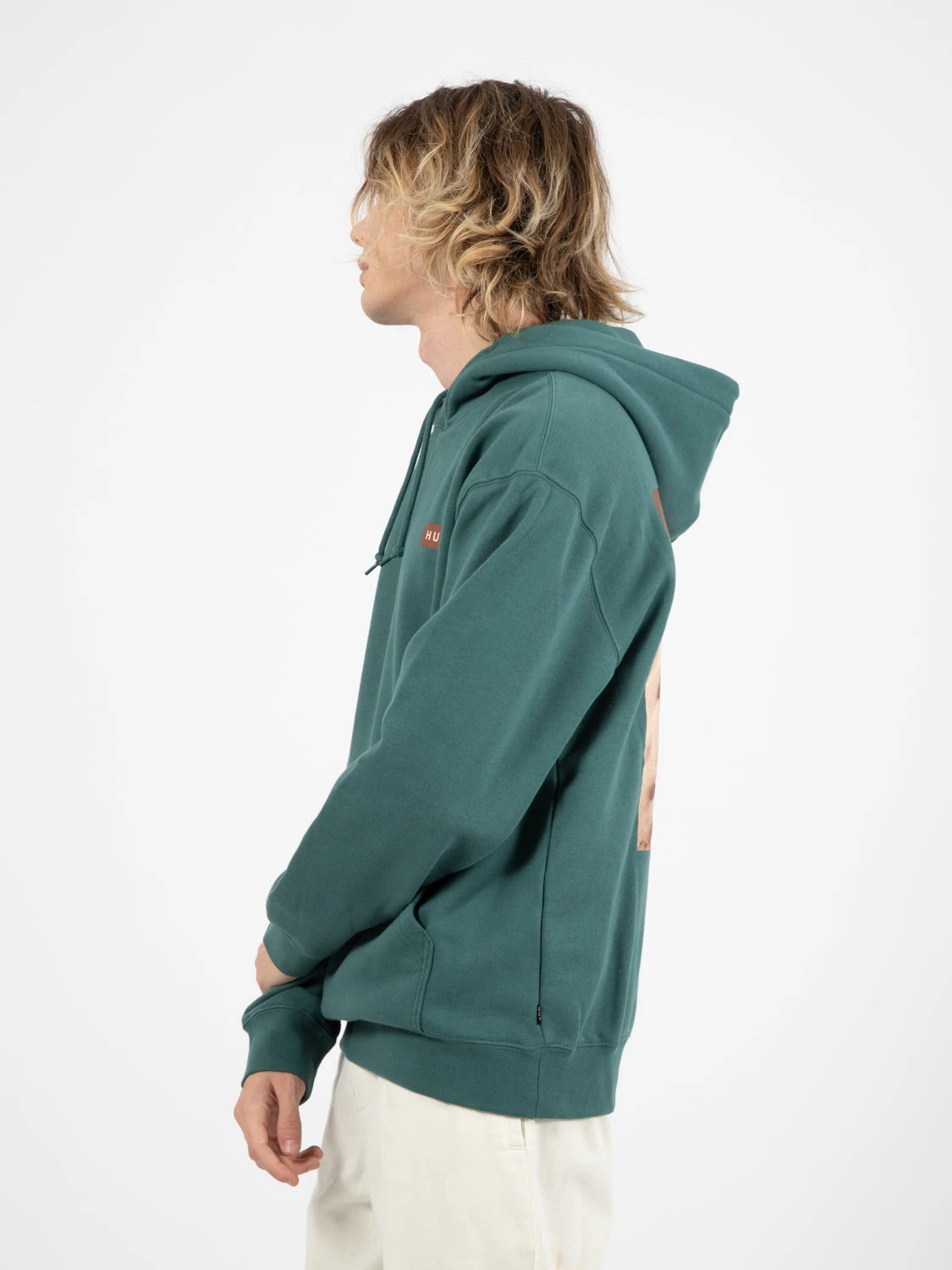 HUF Felpa Street Knowledge Hoodie Pine 4 HUF Felpa Street Knowledge Hoodie Pine - immagine 2