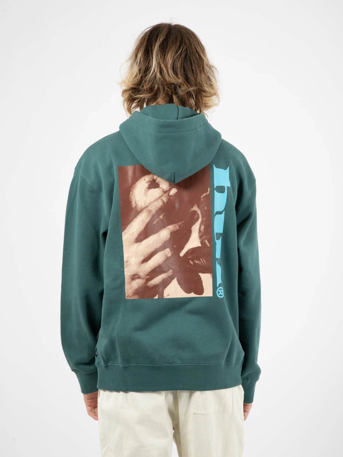 HUF Felpa Street Knowledge Hoodie Pine 5 HUF Felpa Street Knowledge Hoodie Pine - immagine 3