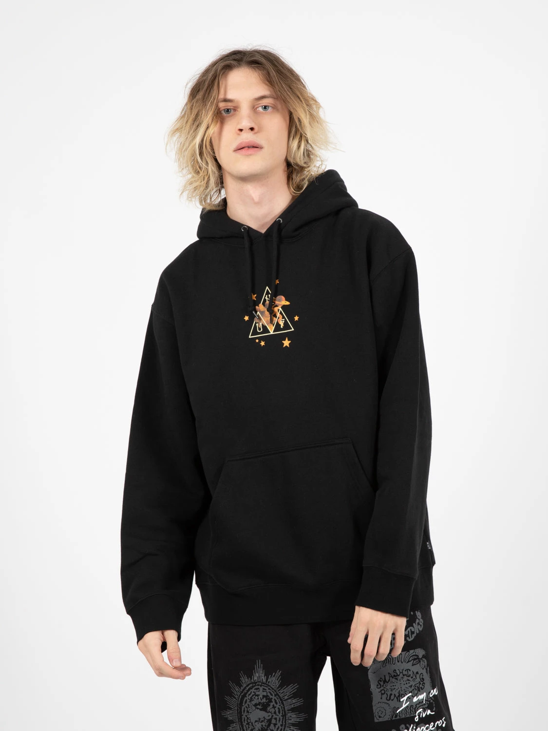 HUF Infinite Star Girl P/O Hoodie Black 3 HUF Infinite Star Girl P/O Hoodie Black