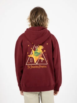HUF Infinite Star Girl P/O Hoodie Deep Wine -Obey Negozio huf infinite star girl p o hoodie deep wine3