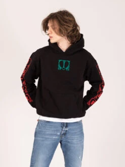 Felpa Hoodie Lovely Nera
