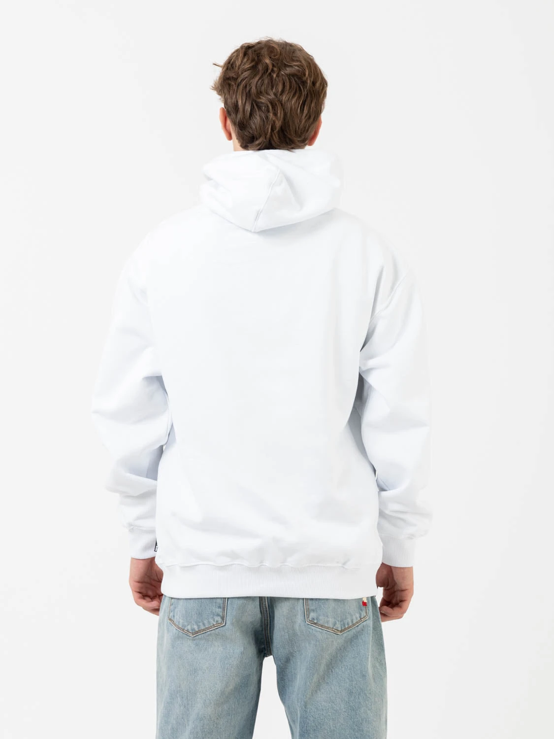 Felpa Hoodie Ranxiuter Screen Printed White 5 Felpa Hoodie Ranxiuter Screen Printed White - immagine 3