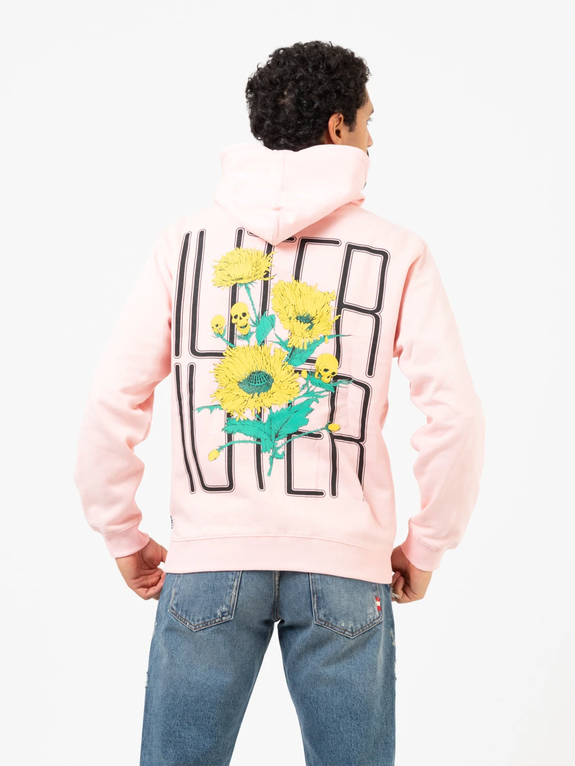 Felpa Hoodie Spine Skulls Pink 5 Felpa Hoodie Spine Skulls Pink - immagine 3