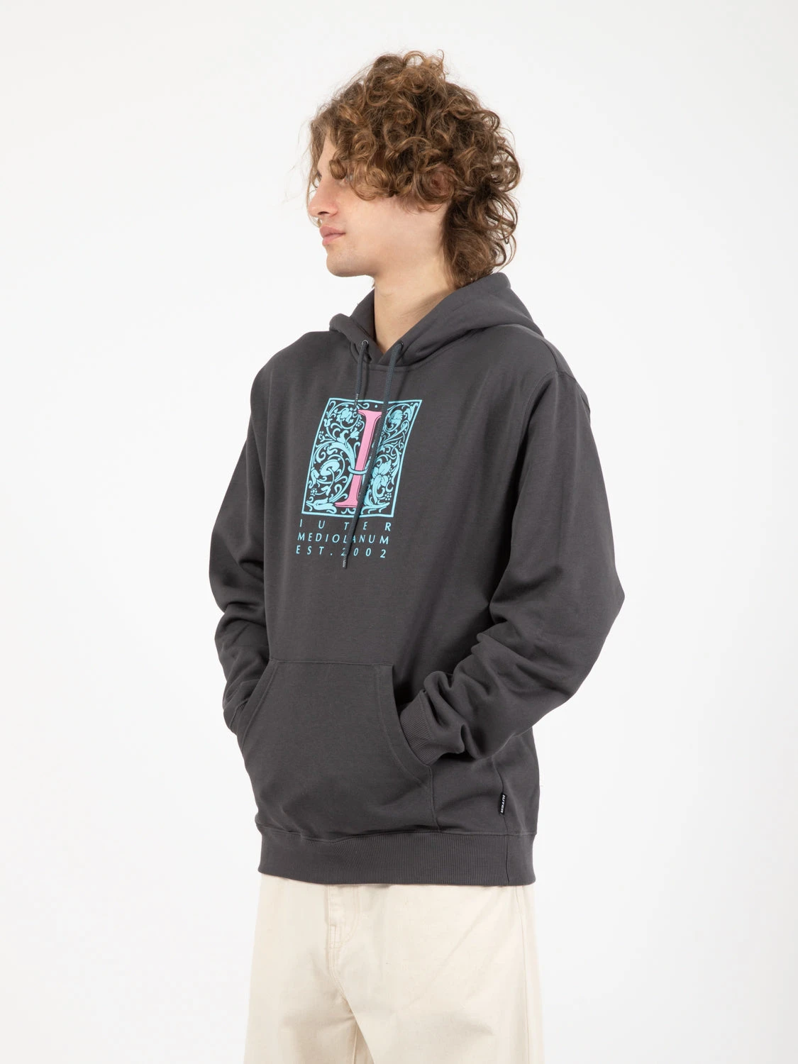 Felpa Mediolanum Hoodie Asphalt 4 Felpa Mediolanum Hoodie Asphalt - immagine 2