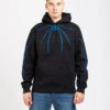 Felpa Widow Hoodie Nero / Bluette -Obey Negozio iuter felpa widow hoodie nero bluette1